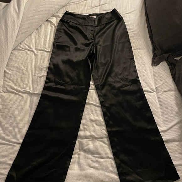 White House Black Market satin dress pant - Picture 2 of 3